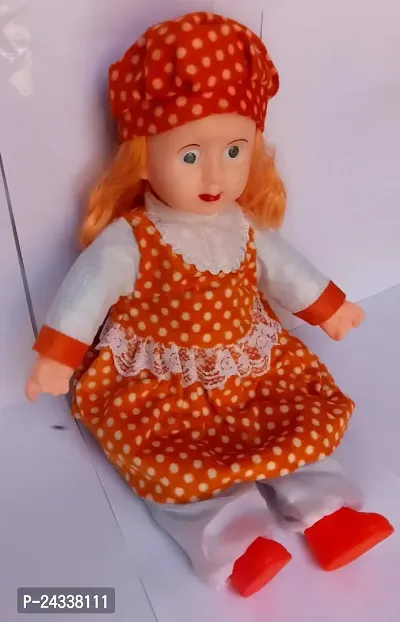 Mayank  company  Doll Toy  Singing Girl, Material, Cute Dress Doll Sings Rhymes and Poems+Touch Sensors, Best Birthday Toy