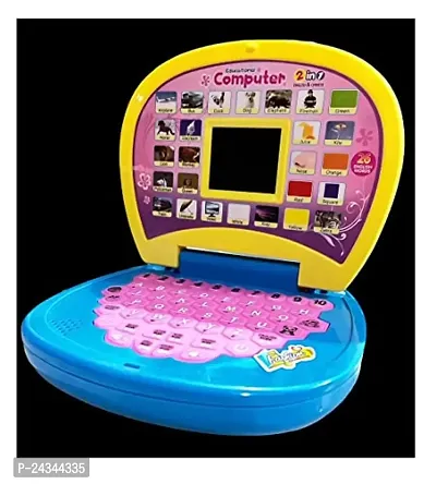 Mayank  company  Educational Mini Baby Laptop Computer for Kids, Boys, Girls - Learning Alphabet and Numbers with LED Display-thumb0