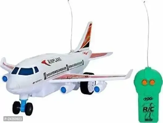 Mayank  company Air Plane Remote Control Running on Flour not Flying with Light | Battery Operated Remote Control Plane-thumb0