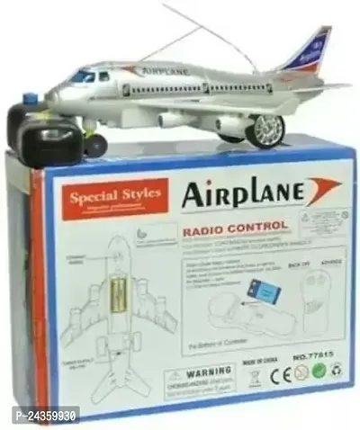 Mayank  company Remote Control Battery Operated Small Plastic Airplane Toy Radio Control Running Plane/Moving Aeroplane with Light for Kids