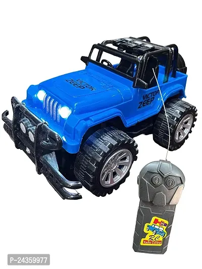 Mayank  company Remote Control Monster Truck Speed Jeep Truck with Attractive Lights, Hummer Car for Kids-thumb0