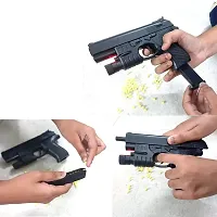 Mayank  company Hand Gun PUBG Pistol with Round Reload And Plastic BB Bullets, Multicolor-thumb2