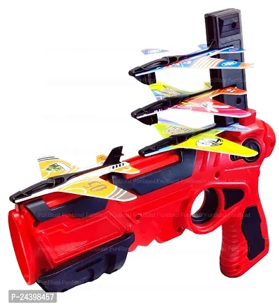 Mayank  company Best Aeroplane Toys for Kids, Air Battle Gun Toys Guns  Darts  (Multicolor)-thumb0