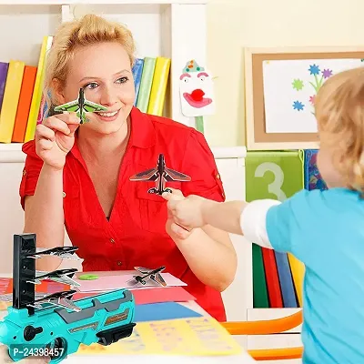Mayank  company Best Aeroplane Toys for Kids, Air Battle Gun Toys Guns  Darts  (Multicolor)-thumb3