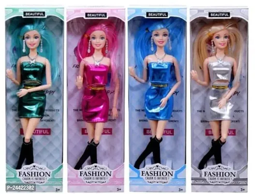 Mayank  company Doll Set Folding Doll Foldable charm fashionable doll for girls  (Multicolor)-thumb2