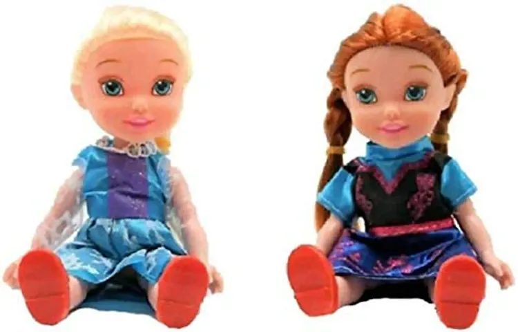 Beautyful Plastic Doll for Girls Pack of 2