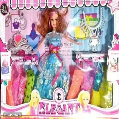 Mayank  company ELEGANT DOLL AND ASSESORIES SET for kids (Multicolor)