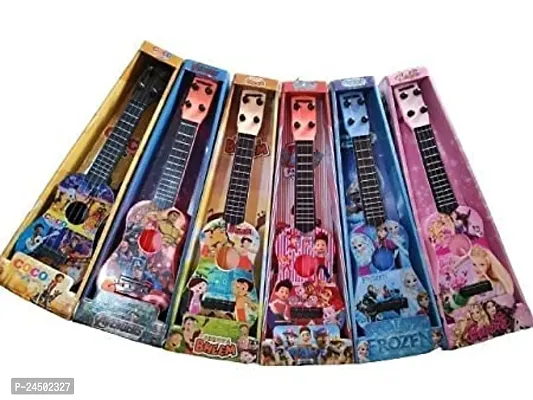 4-String Cartoon Printed Small Guitar Toy ( Print Many Vary ) - Pack of 1-thumb2