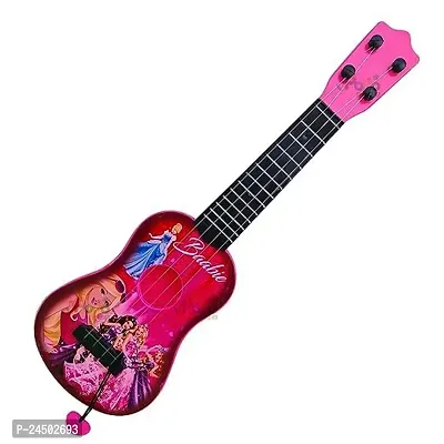 4-String Cartoon Printed Small Guitar Toy ( Print Many Vary ) - Pack of 1-thumb0