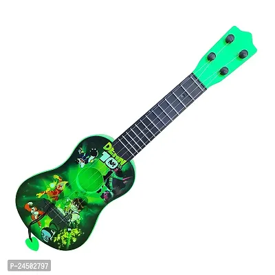 4-String Cartoon Printed Small Guitar Toy ( Print Many Vary ) - Pack of 1-thumb0