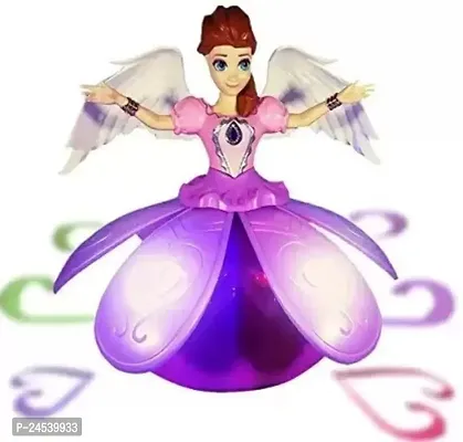 Dancing Angle Princess Fairy Girl Robot Doll with 360 Degree Rotating Walks-thumb0