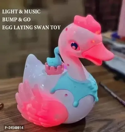 Electronic Swan Moving Swan Laying Eggs Toy Toys Walking Swan Laying Eggs Toy for Children-thumb2