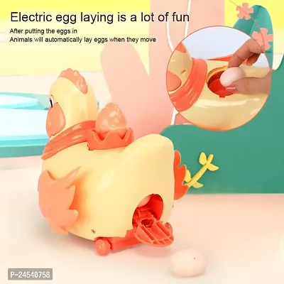 Electronic Hen Moving Hen Laying Eggs Toy Toys Walking Hen Laying Eggs Toy for Children-thumb2