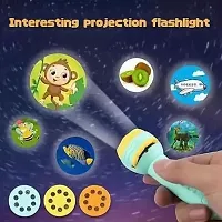 Mayank  company Projector Flashlight Torch, Kids Projection Light Toy Education Learning Night Light Before Going to Bed Best Gift for Kids-thumb2