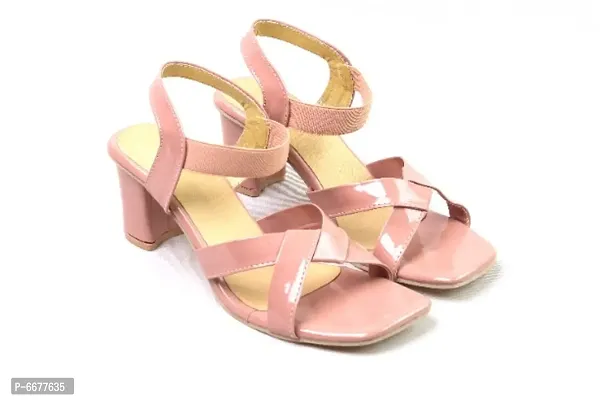 Block Heel Sandals for Women Girls Fashion Casual Trending-thumb0