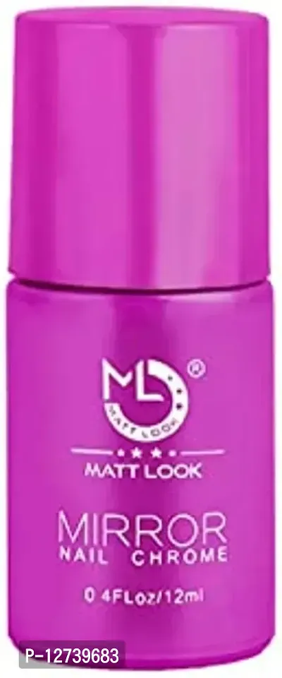 Mirror Nail Chrome Pink MATTLOOK Nail Polish-thumb2