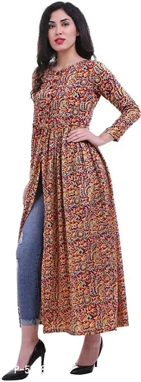 Crepe Anarkali Stiched  Kurti