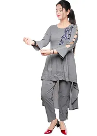 BEAUTIFUL PARTY WEAR WOMEN KURTA SET-thumb3