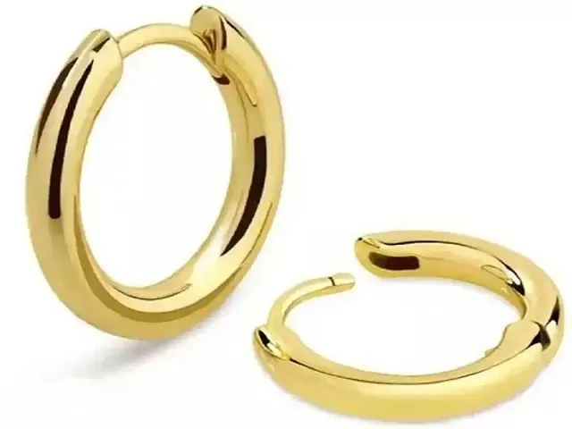 Little Wish Fancy Round Hoop Earrings for Men and Women