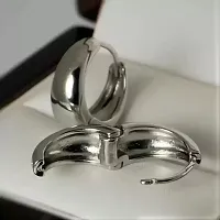 Little Wish Fancy Silver Hoop Earring for Men and Women-thumb2