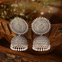 Little Wish Jhumka earrings for Girls and Woman,Brass Jhumka Earring,Party Wear Earring-thumb1