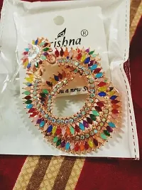 Little Wish Fancy Multicolor Oxidised Jhumka Earings For Girls and Women| Party Wear Earrings for Girls and Women-thumb1
