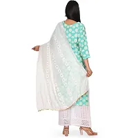 NEEL ART Women's Jacquard work Chanderi Cotton Dupatta with Lace border.(Free Size_White_16)-thumb3