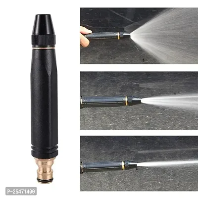 Brass Water Spray Nozzle Water Spray Gun, Car Wash Nozzle, High Pressure Nozzle Spray Water Gun, Water Jet Hose Nozzles Pipe For Gardening, Bike,Car Wash,Window Cleaning (Black Pen Nozzle)