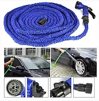 50 Feet Expandable Garden Hose Pipe for Car Washing Gun 7 Adjustable Modes Plastic Hoses Pipe Garden Pipe(Multicolour)-thumb3