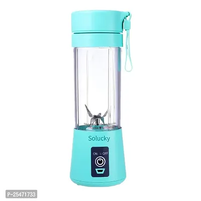 Portable blender Personal 6 Blades Juicer Cup Household Fruit Mixer,With Magnetic Secure Switch, USB Charger Cable (multucolour)