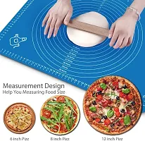 Silicone Baking Mat Roti mat Silicone Chapati Atta Kneading Mat Non-Stick Fondant Rolling Mat Stretchable for Kitchen Roti Chapati Cake ndash; Multicolor-thumb4