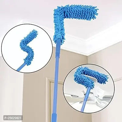 Foldable Microfiber Fan Cleaning Duster Steel Body Flexible Fan mop for Quick and Easy Cleaning of Home, Kitchen, Car, Ceiling, and Fan Dusting Office Fan Cleaning Brush with Long Rod-thumb4