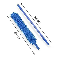 Foldable Microfiber Fan Cleaning Duster Steel Body Flexible Fan mop for Quick and Easy Cleaning of Home, Kitchen, Car, Ceiling, and Fan Dusting Office Fan Cleaning Brush with Long Rod-thumb2