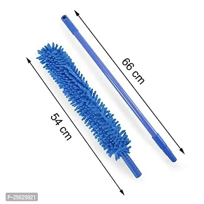 Foldable Microfiber Fan Cleaning Duster Steel Body Flexible Fan mop for Quick and Easy Cleaning of Home, Kitchen, Car, Ceiling, and Fan Dusting Office Fan Cleaning Brush with Long Rod-thumb3