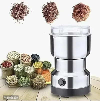 Grinder Multi-Functional Electric Stainless |Mini Grinder | Nima Mixer Grinder Mini Stainless Steel | Herbs, Spices, Nuts, Grain  Coffee Bean Grinder-thumb0