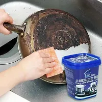 Multipurpose Quickly Cleaners and Polish Remover Surfaces Oven  Cookware Stainless Steel Cleaning Paste Remove Stains from Pots, Pans and Utensils-thumb2