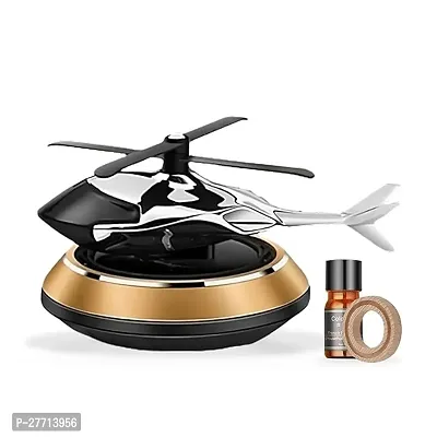 Car Air Freshener Car Fragrance Diffuser Creative Solar Helicopter Perfume Ornament Solar Aromatherapy Decorative Car Dashboard Aromatherapy (MULTICOLOUR)