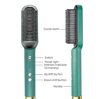 Hair Straightener Brush, Hair Straightener Comb for Women Hair Straightener Brush  (Multicolor)-thumb1