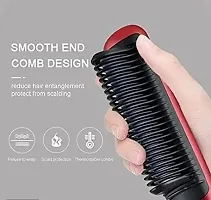 Hair Straightener Brush, Hair Straightener Comb for Women Hair Straightener Brush  (Multicolor)-thumb1