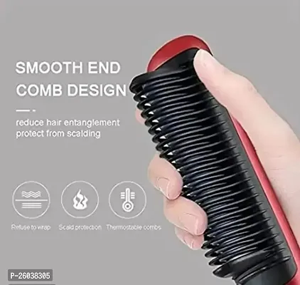 Hair Straightener Brush, Hair Straightener Comb for Women Hair Straightener Brush  (Multicolor)-thumb2