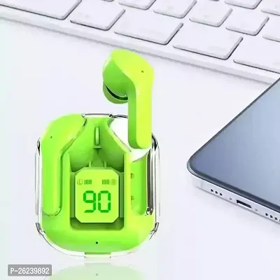 ULTRAPODS NEW INNOVATIVE EARBUDS WITH  UNIQUE SMART DESIGNED TRANSPARENT CRYSTAL CHARGING CASE-thumb0