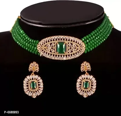 Trendy Brass Jewellery Set for Women-thumb0