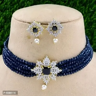 Trendy Brass Jewellery Set for Women