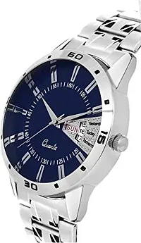 JOLIYA ll Still Belt Analog Wrist Watch for Men  Boys Multi Function (Blue)-thumb2