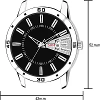 JOLIYA ll Still Belt Analog Wrist Watch for Men  Boys Multi Function (Black)-thumb2