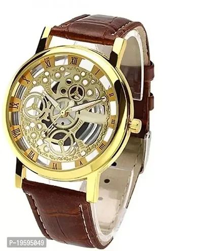 Open Transparant Latest Professional Analog Watch For Boys And Men-thumb0
