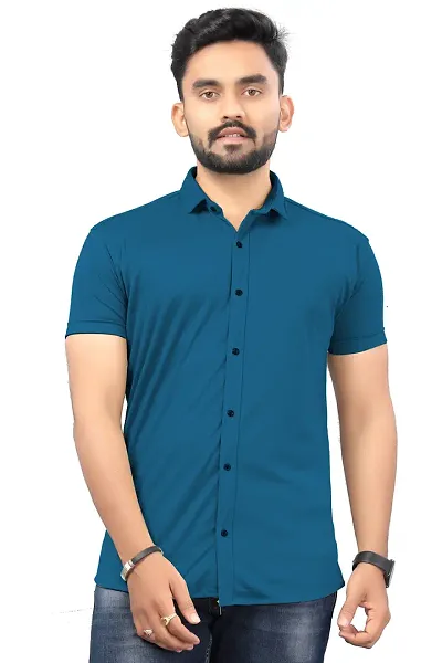 Stylish Cotton Short Sleeve Casual Shirt For Men