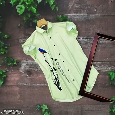 Sparrow Printed Half Sleeves Shirt For Man