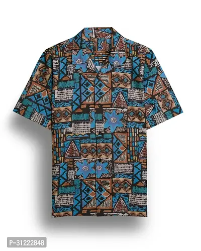 Printed Half Sleeves Shirt for Man-thumb0