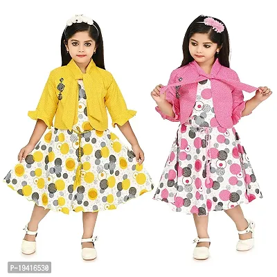 Stylish Fancy Cotton Clothing Set For Girl set of 2